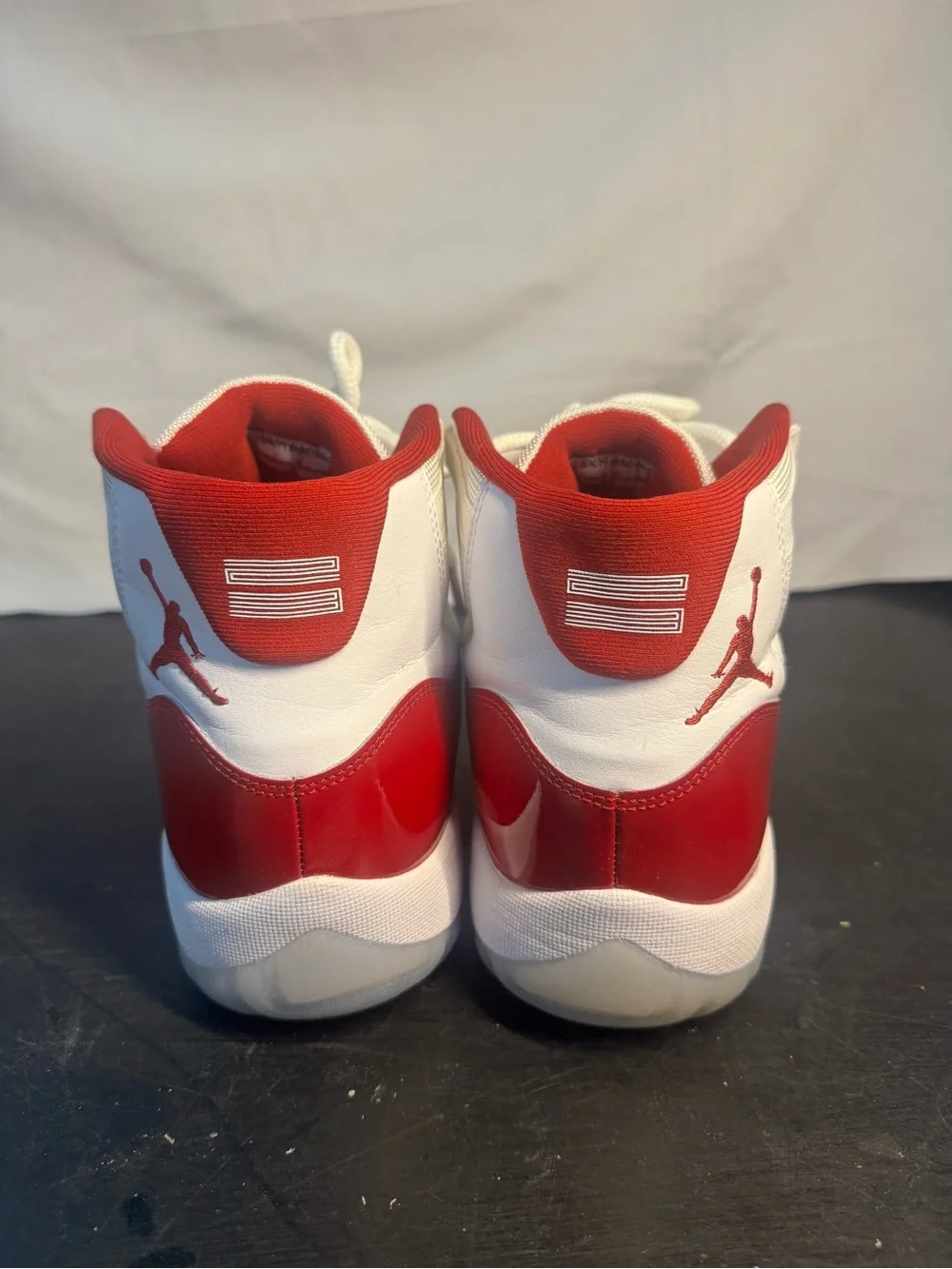 Jordan Retro 11 High-Top Sneakers - White/Red